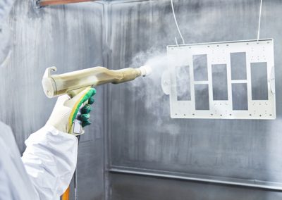 Proceso de Pintura Electrostática
